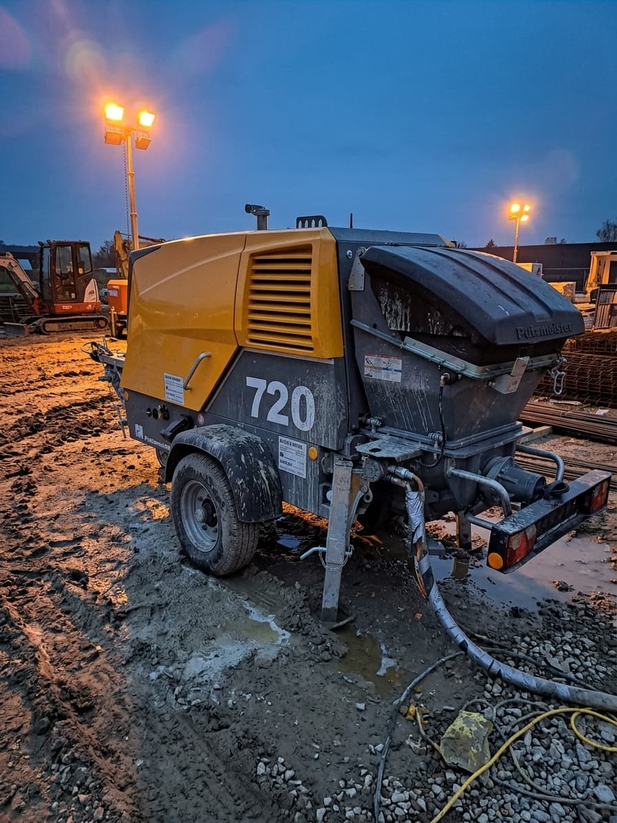 Čerpání a ukládka betonových směsí a anhydritu